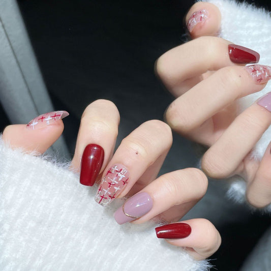 Regal Burgundy Plaid – Bold Elegance with a Mesmerizing Twist