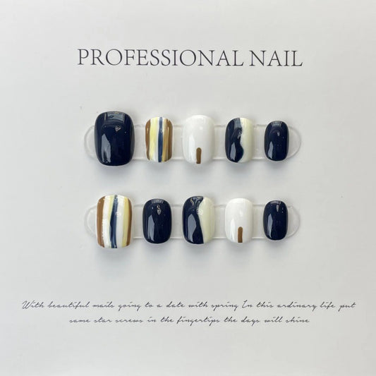 Sailor's Elegance – Nautical Stripes with Soothing Harmony