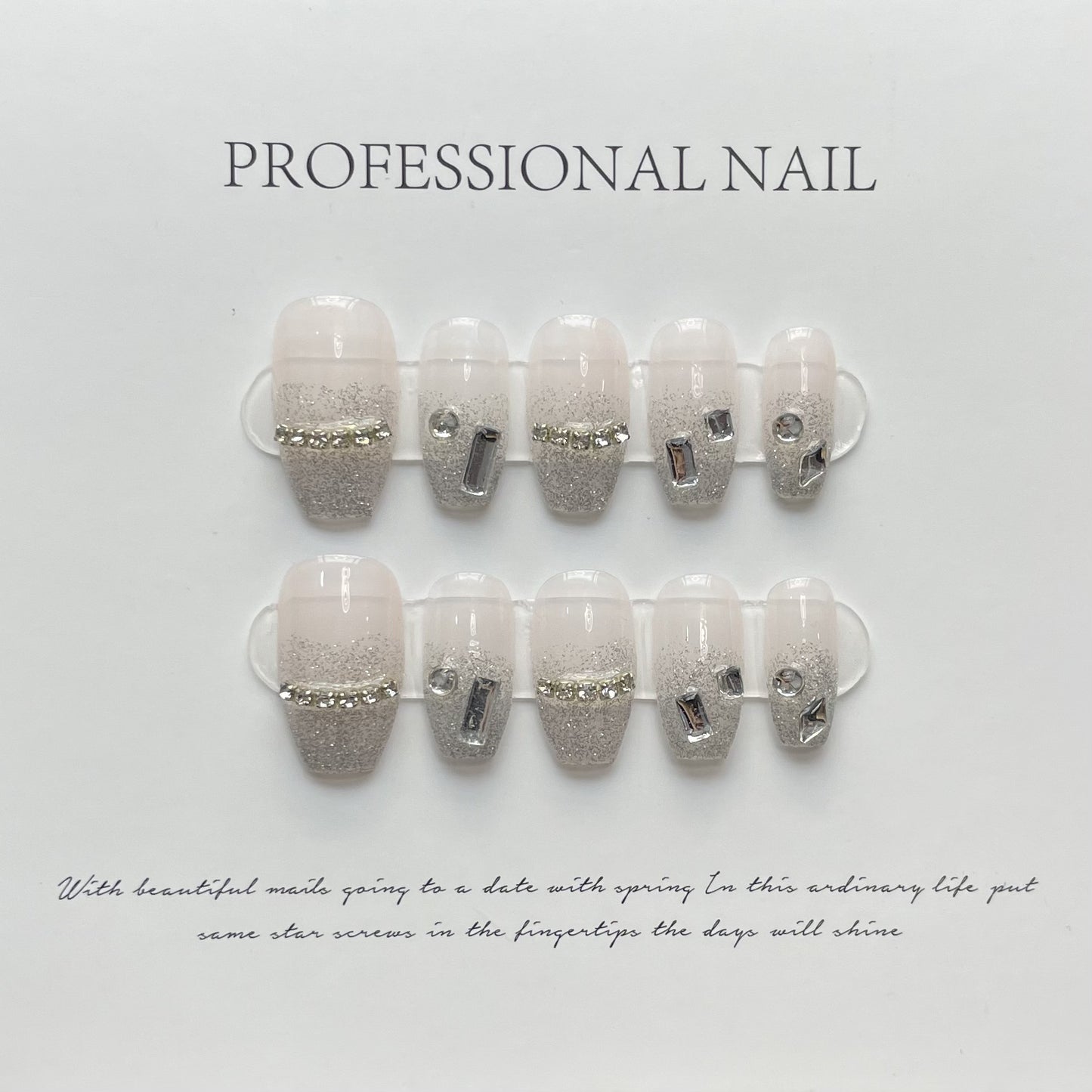 Diamond Dust White – Pure Radiance, Subtle Sparkle