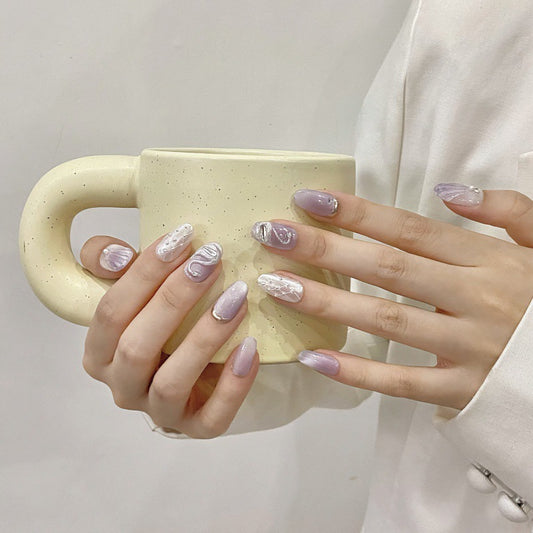 Purple Haze Glitz – Playful Lavender Tones with a Glitzy Enamel Finish
