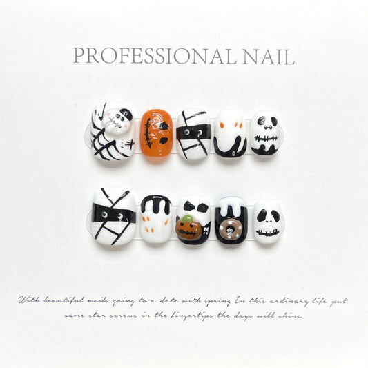 Enchanted Halloween Glow with Whimsical Spook
