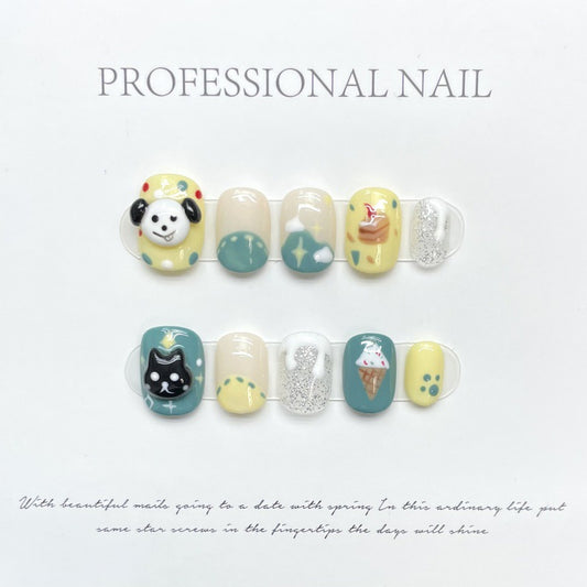 Whimsy Paws Delight – Enchanting Pet-Inspired Palette with Dreamy Hues