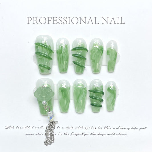 Emerald Essence – Pure Jade Gleam with Enchanted Shine