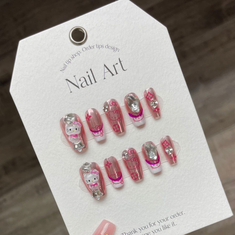 Hello Kitty's Pink Reflection Glittery Delight