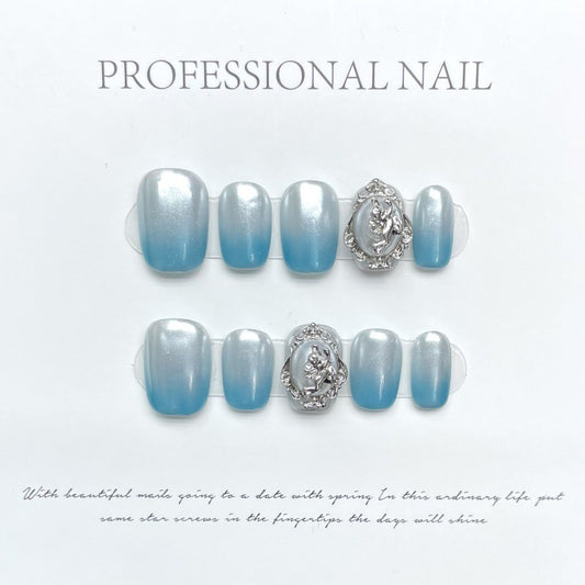 Sapphire Moonlight – Luminous Celestial Charm in Every Glow