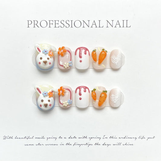 Rabbit Spirit Whimsy – Playful Charm in Enchanting Patterns