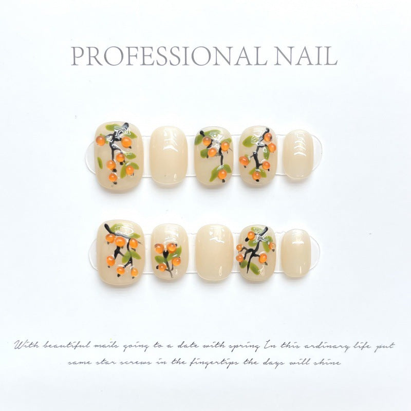 Persimmon Dreamscape – Mystical Glow in Sunset Hues