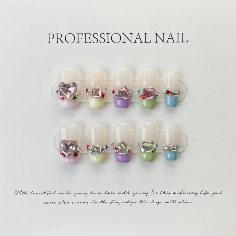 Rainbow Gem Bliss – Bright & Playful Girlish Glam