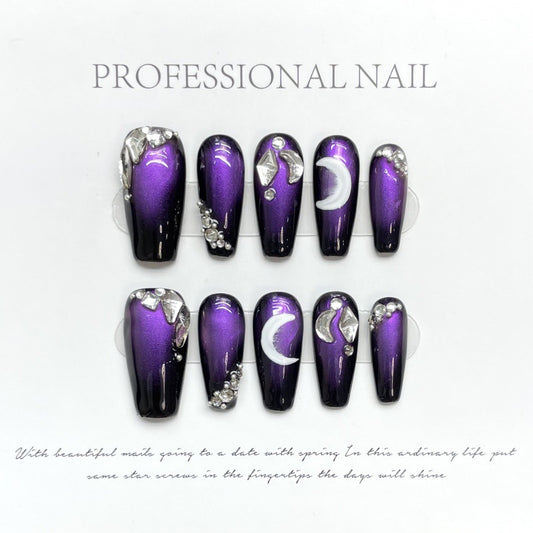 Luminous Midnight Amethyst – Deep Purple Allure with Radiant Glow