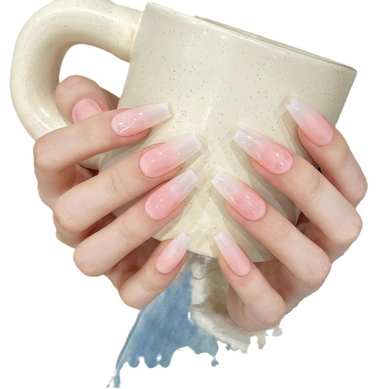 Petal Glow Ombre – Soft Radiance in Mellow Pink